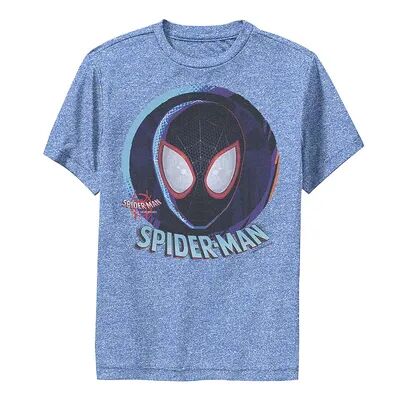Licensed Character Boys 8-20 Marvel Spiderverse Mask In Sphere Premium Tee, Boy's, Size: Large, Med Blue