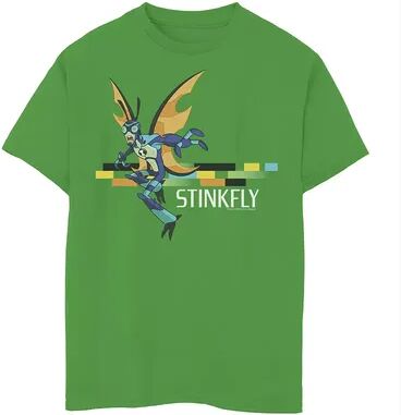 Licensed Character Boys 8-20 CN Ben 10 Stinkfly Action Portrait Tee, Boy's, Size: Medium, Med Green