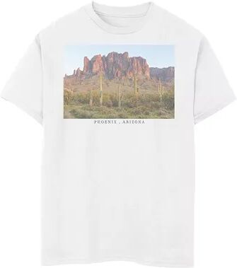 Licensed Character Boys 8-20 Trendy Phoenix AZ Day Graphic Tee, Boy's, Size: Small, White