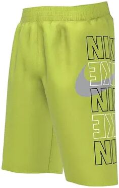 Nike Boys 6-20 Nike Block Logo Breaker Volley Shorts, Boy's, Size: Small, Med Green