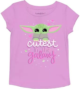 Jumping Beans Girls 4-12 Jumping Beans Grogu Cutest Galaxy Graphic Tee, Girl's, Size: 5, Brt Red