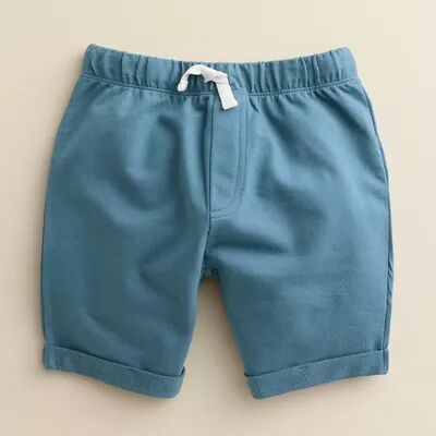 Little Co. by Lauren Conrad Kids 4-8 Little Co. by Lauren Conrad Organic Roll-Cuff Shorts, Girl's, Size: 7, Med Blue