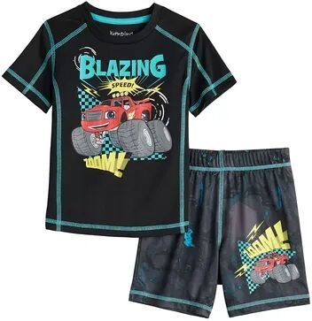 Jumping Beans Toddler Boy Jumping Beans Monster Truck Graphic Tee & Shorts Set, Toddler Boy's, Size: 12 Months, Light Grey