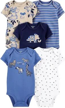 Carter's Baby Boy Carter's 5-Pack Short-Sleeve Original Bodysuits, Infant Boy's, Size: 12 Months, Assorted