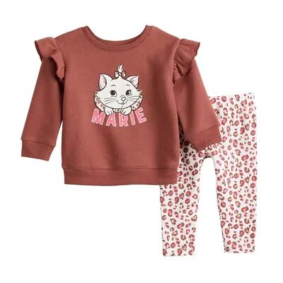 Disney Baby Girl Disney The Aristocats Marie Fleece Sweatshirt & Leggings Set by Jumping Beans , Infant Girl's, Size: Newborn, Dark Pink