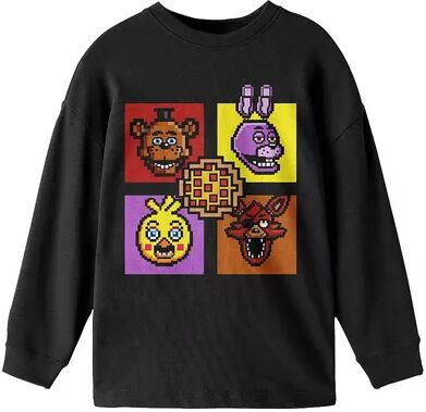 Licensed Character Boys 8-20 Five Nights At Freddy's Long-Sleeve Tee, Boy's, Size: XS, Black