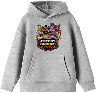 Licensed Character Boys 8-20 Five Nights At Freddy's Hoodie, Boy's, Size: Medium, Grey