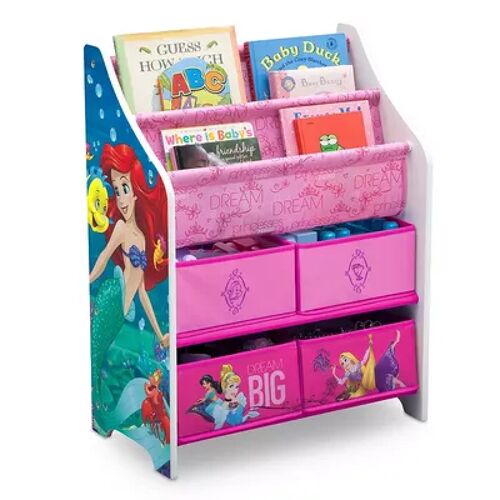 Disney Princess Book & Toy Organizer by Delta Children, Multicolor