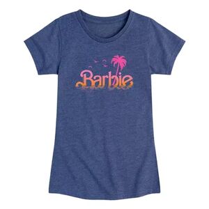 Barbie Girls 7-16 Barbie Logo Reflection Graphic Tee, Girl's, Size: