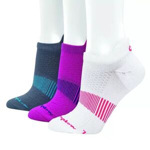 Champion Women's Champion 3-Pack Sport Heel Tab No-Show Socks #CHWS19, Size: 9-11, White Pink