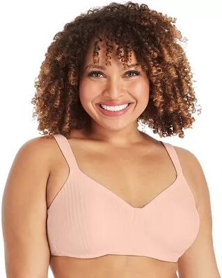 Playtex Secrets Perfectly Smooth Wireless Full Figure Bra 4707, Women's, Size: 42 B, Light Pink