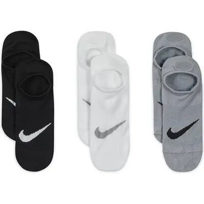 Nike Women's Nike Everyday Plus Lightweight Training Footie Socks 3-Pack, Size: 9-11, Beige Over