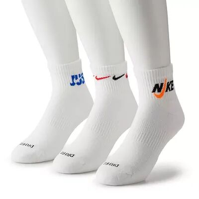 Nike Men's Nike 3-pack Everyday Plus Cushion Ankle Training Socks, Size: 8-12, Brown Over