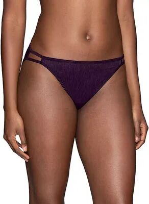 Vanity Fair Women's Vanity Fair Illumination String Bikini Panty 18108, Size: 6, Drk Purple