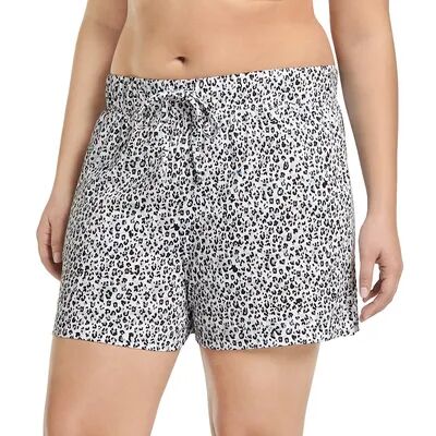 Jockey Plus Size Jockey Everyday Essentials Boxer Pajama Shorts, Women's, Size: 3XL, Med Grey