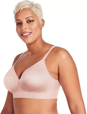 Bali One Smooth U Bounce Control Wireless Full-Coverage Bra DF3458, Women's, Size: 42 D, Med Brown