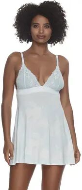 Jezebel Women's Jezebel Demure Lace Cup Lingerie Chemise, Size: Medium, Light Blue