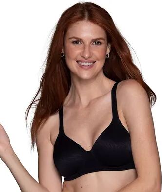 Vanity Fair Women's Vanity Fair Body Shine Full-Coverage Wire Free Bra 72298, Size: 40 B, Black