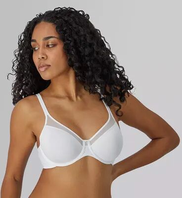 Bali One Smooth U Ultra Light Convertible Full-Coverage Bra 3439, Women's, Size: 42 B, White