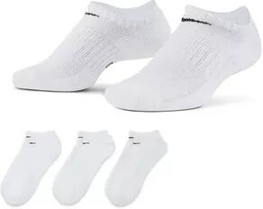 Nike Men's Nike 3-pack Everyday Cushion No-Show Training Socks, Size: 8-12, White