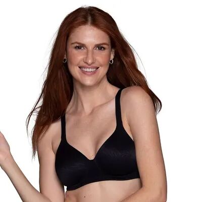 Vanity Fair Women's Vanity Fair Body Shine Full-Coverage Wire Free Bra 72298, Size: 36 B, Black