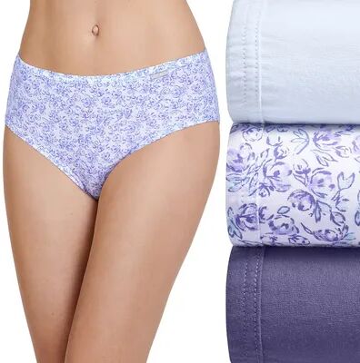 Jockey Women's Jockey Elance 3-Pack Hipster Panty Set 1488, Size: 6, Med Purple