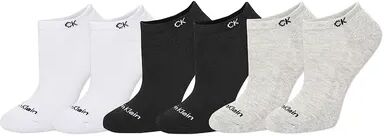 Calvin Klein Women's Calvin Klein 6 Pack No Show Socks, Size: 9-11, Oxford