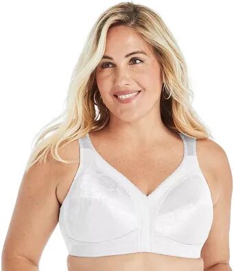 Playtex 18 Hour Ultimate Comfort Strap Full-Figure Wireless Bra 4693, Women's, Size: 44 G, White