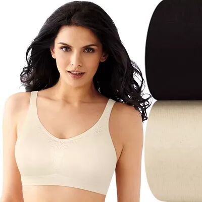 Bali Comfort Revolution 2-pk. Seamless Microfiber Crop Top Set X1J3, Women's, Size: XL, Lt Beige