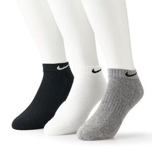 Nike Men's Nike 3-pack Everyday Cushion Low-Cut Training Socks, Size: 8-12, Grey Team