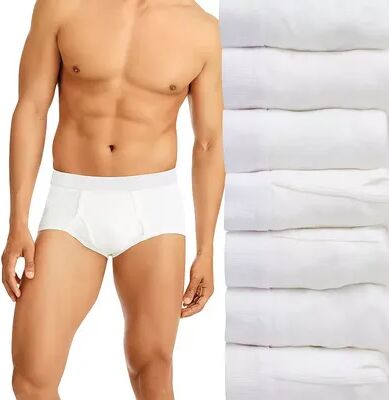 Hanes Men's Hanes Ultimate 7-pack Full-Cut Briefs, Size: Medium, White