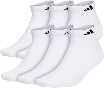 adidas Big & Tall adidas Superlite II 6-pack Low-Cut Socks, Men's, Size: 12-15, White