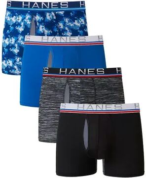 Hanes Men's Hanes Ultimate 4-pack X-Temp Comfort-Flex Fit Total Support Pouch Trunks, Size: XL, Multicolor