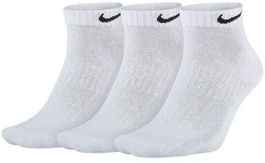 Nike Men's Nike 3-pack Everyday Cushion Low-Cut Training Socks, Size: 8-12, White