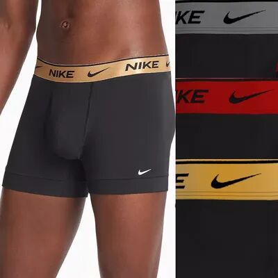 Nike Men's Nike Dri-FIT Essential 3-pack Stretch Trunks, Size: Medium, Black Gold Wb