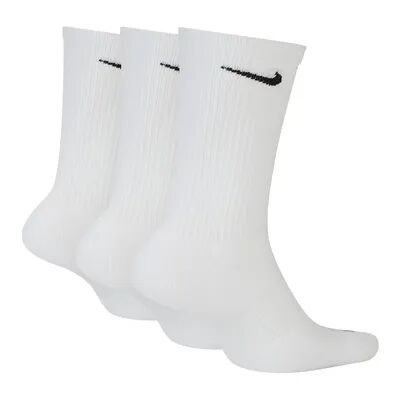 Nike Big & Tall Nike Everyday Plus 3-pack Dri-FIT Cushion Crew Training Socks, Men's, Size: 8-12, White