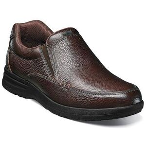 Nunn Bush Cam Men's Moc Toe Casual Slip On Shoes, Size: 9 XW, Brown