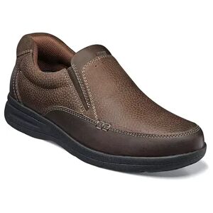 Nunn Bush Cam Men's Moc Toe Casual Slip On Shoes, Size: 9.5 XW, Brown