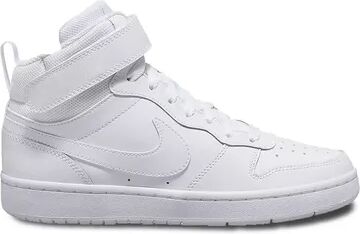 Nike Court Borough Mid 2 Big Kids' Shoes, Boy's, Size: 7, White