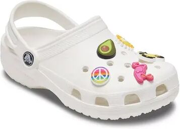 Crocs Sunny Days Adult 5-Pack Jibbitz Charm Set, Men's, White