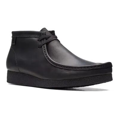 Clarks Shacre Men's Leather Chukka Boots, Size: 8.5, Black