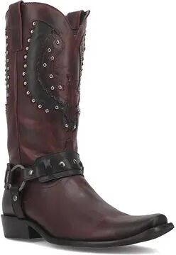 Dingo War Eagle Men's Leather Western Boots, Size: 9.5, Dark Red