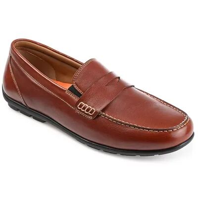 Thomas & Vine Woodrow Driving Men's Leather Dress Loafers, Size: 10.5, Red/Coppr