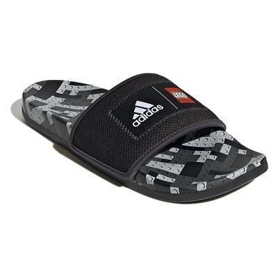 adidas x LEGO Adilette Comfort Men's Slide Sandals, Size: 7, Black