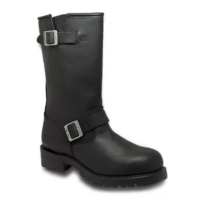 Ride Tecs 1440 Men's Engineer Boots, Size: 9.5 Wide, Black