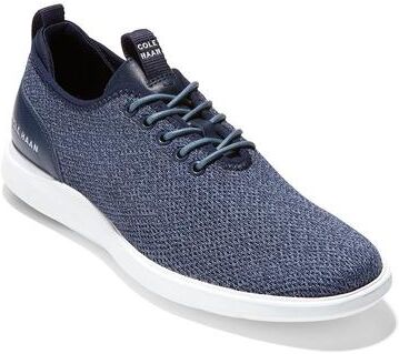 Cole Haan Grand Plus Essex Distance Men's Knit Oxford Shoes, Size: 10.5, Blue