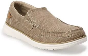 Sonoma Goods For Life Morris Canvas Men's Boat Shoes, Size: 8, Dark Beige