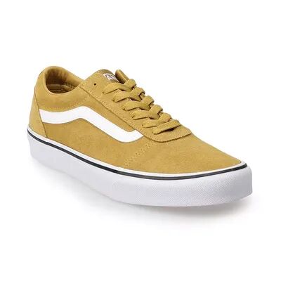Vans Ward Men's Suede Shoes, Size: 10, Gold
