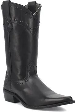 Dingo Stagecoach Men's Leather Western Boots, Size: 13, Black