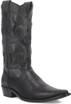 Dingo Dodge City Men's Leather Western Boots, Size: 13, Black